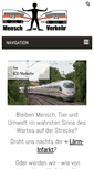 Mobile Screenshot of mensch-vor-verkehr.de